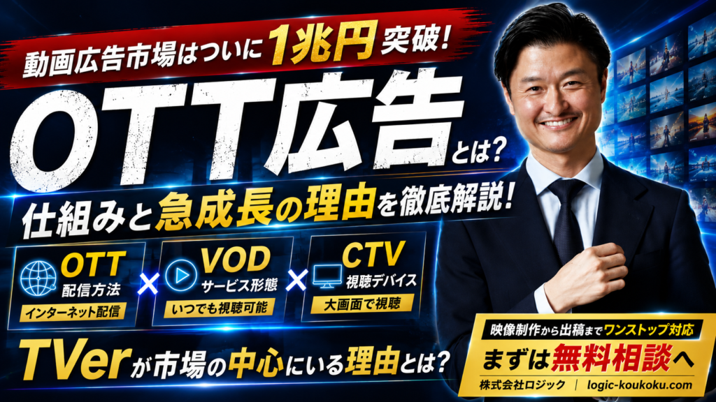 OTT広告とは？TVerを中心に仕組みと市場規模を解説